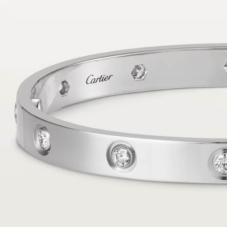 LOVE BRACELET, 10 DIAMONDS